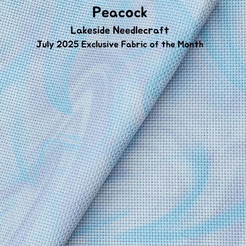 Lakeside Needlecraft Peacock evenweave