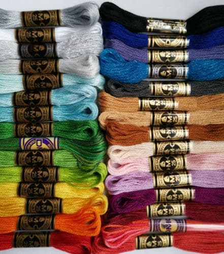 Lakeside Needlecraft Winter Cross Stitch Book 2019 DMC Skein Pack