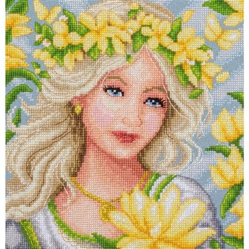 Lanarte Blossom Counted Cross Stitch Kit