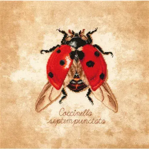 Lanarte Coccinella Septempunctata Counted Cross Stitch Kit
