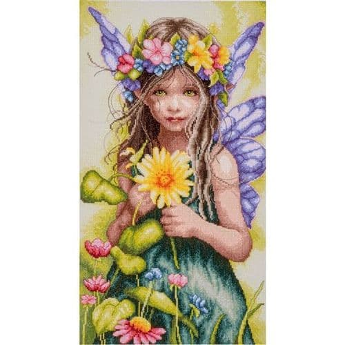 Lanarte Flora's Little Guardian Counted Cross Stitch Kit