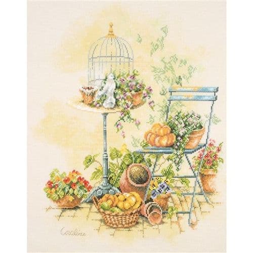 Lanarte Free From the Birdcage Counted Cross Stitch Kit