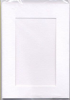 C5 A5 300GSM CARD BLANKS & ENVELOPES 3 FOLD RECTANGLE APERTURE WHTE 8x6" 21x15 | EBay UK