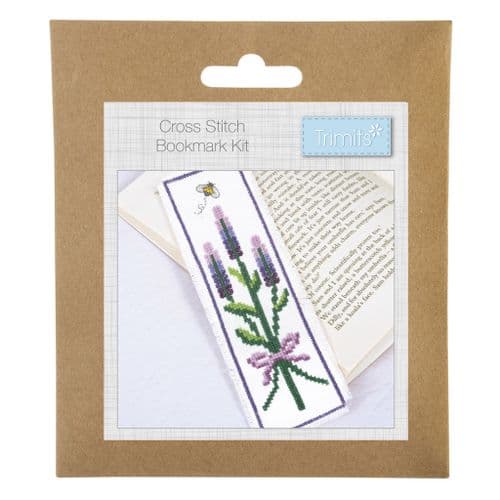 Lavender Bookmark cross stitch kit