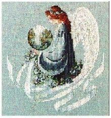 Lavender & Lace Earth Angel cross stitch chart