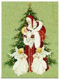 Lavender & Lace Song of Christmas cross stitch chart