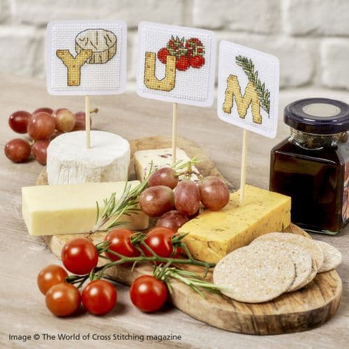 Life is Gouda Cheeseboard ABC Alphabet WOXS Issue 354 project pack