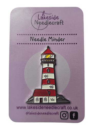 Lighthouse Enamel Needle Minder