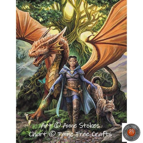 Lillithea Cover 2 by Paine Free Crafts printed cross stitch chart