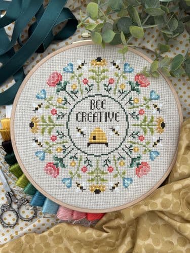 Little Dove Designs Bee Creative printed cross stitch chart