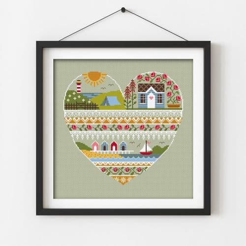 Little Dove Designs Heart of Summer printed cross stitch chart