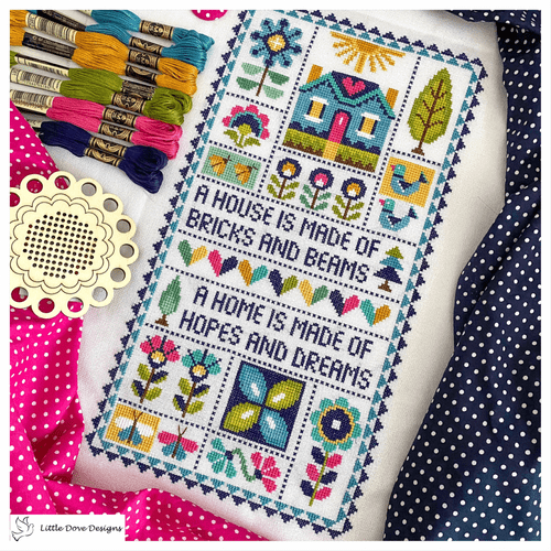 Little Dove Designs Hopes and Dreams printed cross stitch chart