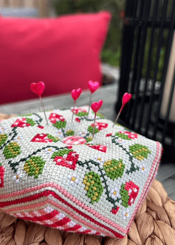 Little Dove Designs Strawberry Fayre printed cross stitch chart