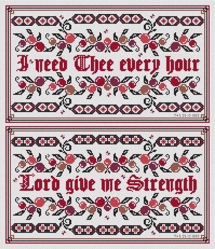Long Dog Samplers Conjugal Rights printed cross stitch chart - LD167