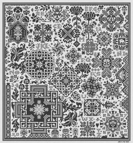 Long Dog Samplers Latitude printed cross stitch chart - LD160