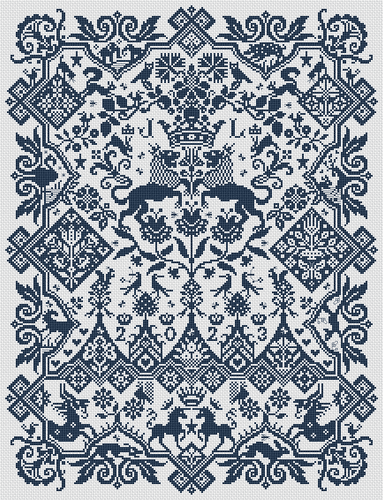 Long Dog Samplers Soliloquy printed cross stitch chart - LD162