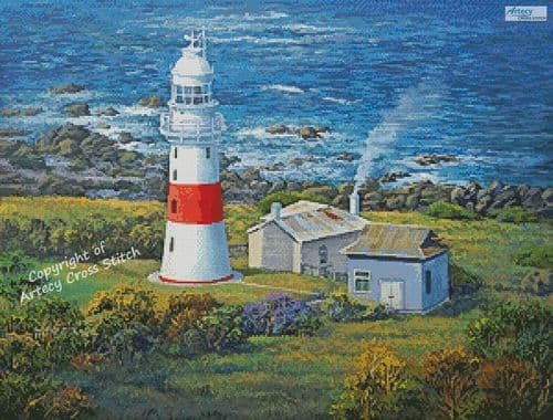 Low Head Lighthouse by Artecy printed cross stitch chart