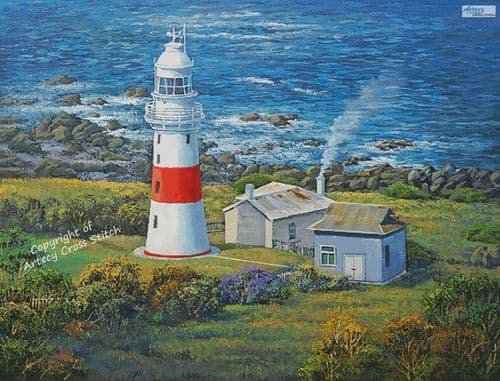 Low Head Lighthouse (Large) by Artecy printed cross stitch chart