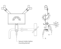 Lowery Device Tablet Holder for Stainless Steel stand