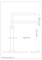 Lowery Mini Kit for Silver Grey stand to convert to Table Stand