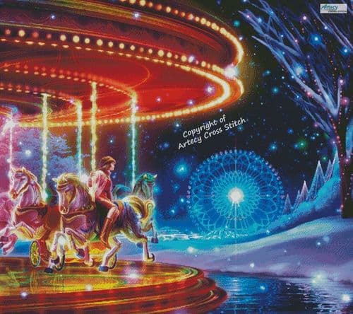 Luminario Cushion by Artecy printed cross stitch chart