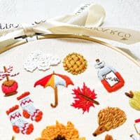 Makebox Autumn embroidery kit