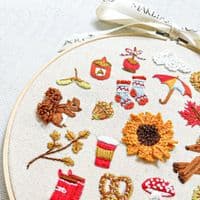 Makebox Autumn embroidery kit