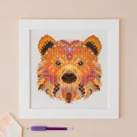 Mandala Bear by Meloca Designs Diamond Painting Kit