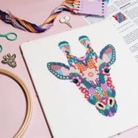 Mandala Giraffe by Meloca Designs printed cross stitch chart
