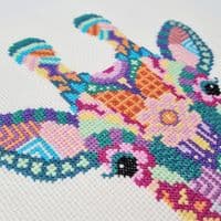 Mandala Giraffe by Meloca Designs printed cross stitch chart