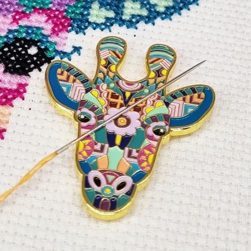 Mandala Giraffe Needle Minder from Meloca Designs