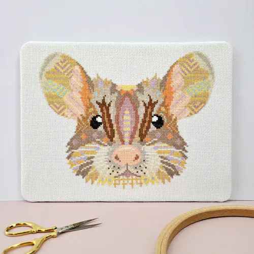 Mandala Mouse by Meloca Designs printed cross stitch chart