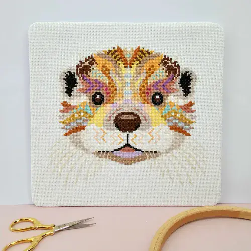 Mandala Otter by Meloca Designs printed cross stitch chart