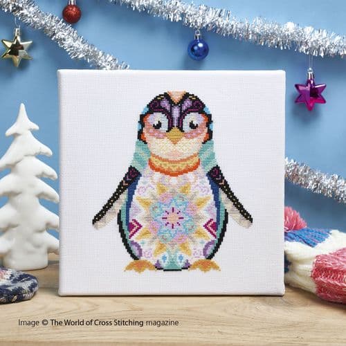 Mandala Penguin WOXS Issue 327 Christmas 2022 project pack