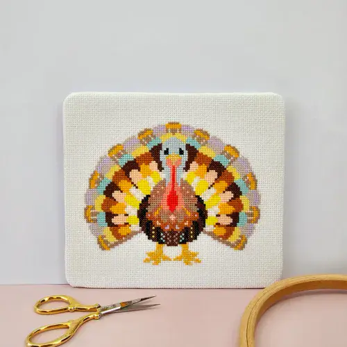Mandala Turkey by Meloca Designs printed cross stitch chart