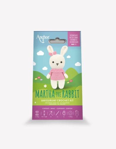 Martha the Rabbit Small Amigurumi Crochet Kit by Anchor