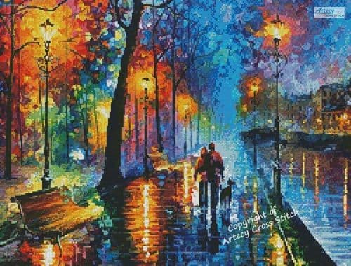 Melody of the Night (Crop) by Artecy printed cross stitch chart