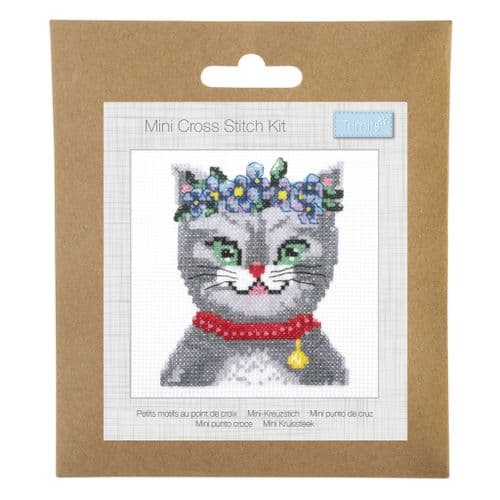 Meow Mini cross stitch kit