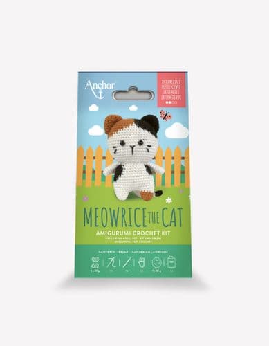 Meowrice the Cat Small Amigurumi Crochet Kit by Anchor