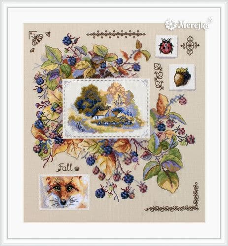 Merejka Autumn Sampler cross stitch kit