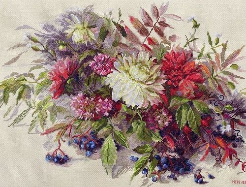 Merejka Autumn Secrets cross stitch kit