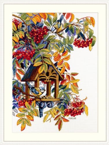 Merejka Colourful Rowan cross stitch kit