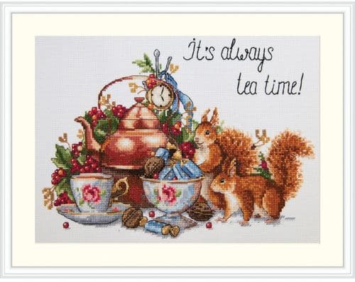 Merejka It's Always Tea Time cross stitch kit
