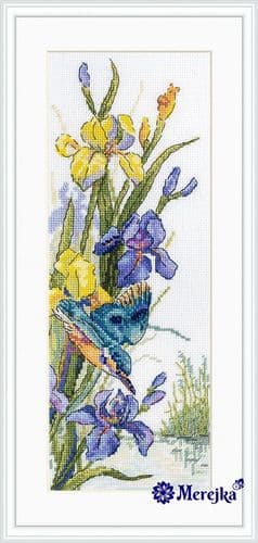 Merejka Kingfishers Flight cross stitch kit