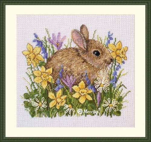 Merejka Little Rabbit cross stitch kit