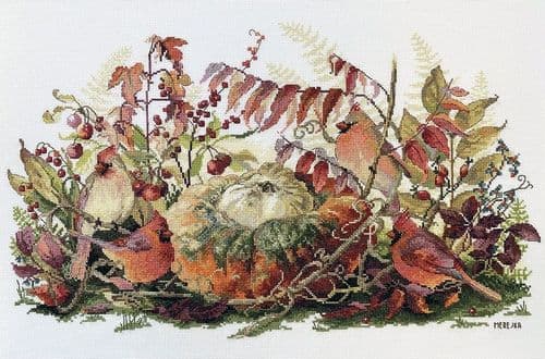 Merejka Rhapsody in Red cross stitch kit