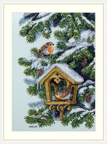 Merejka Robins cross stitch kit