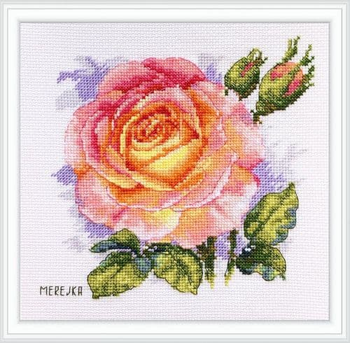 Merejka Rose cross stitch kit