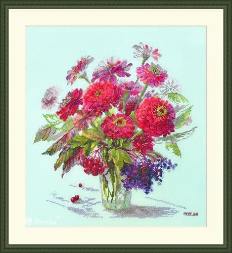 Merejka September Colour cross stitch kit