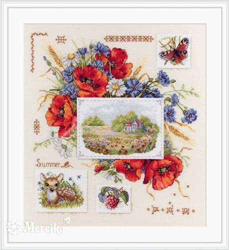 Merejka Summer Sampler cross stitch kit